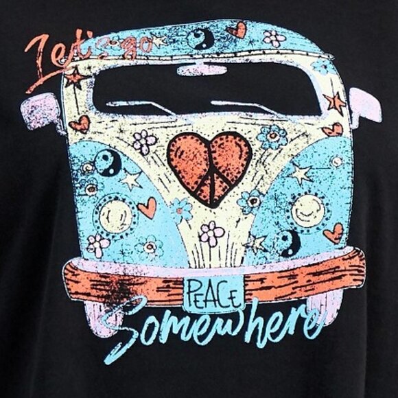 Self Esteem Womens Cropped Retro Graphic Tee Shirt - Picture 2 of 2